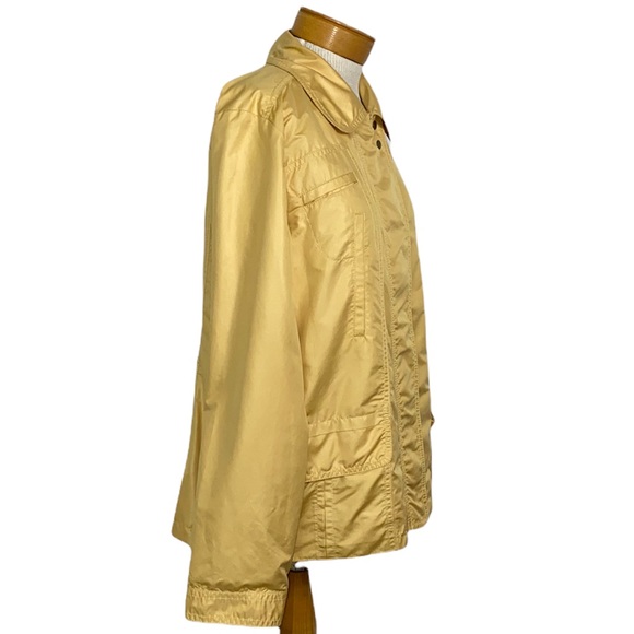 Chico’s Zenergy Sz 2 Gold Windbreaker - Picture 2 of 6